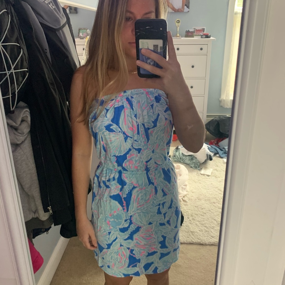 Lilly Pulitzer Strapless Dress - Picture 3 of 4